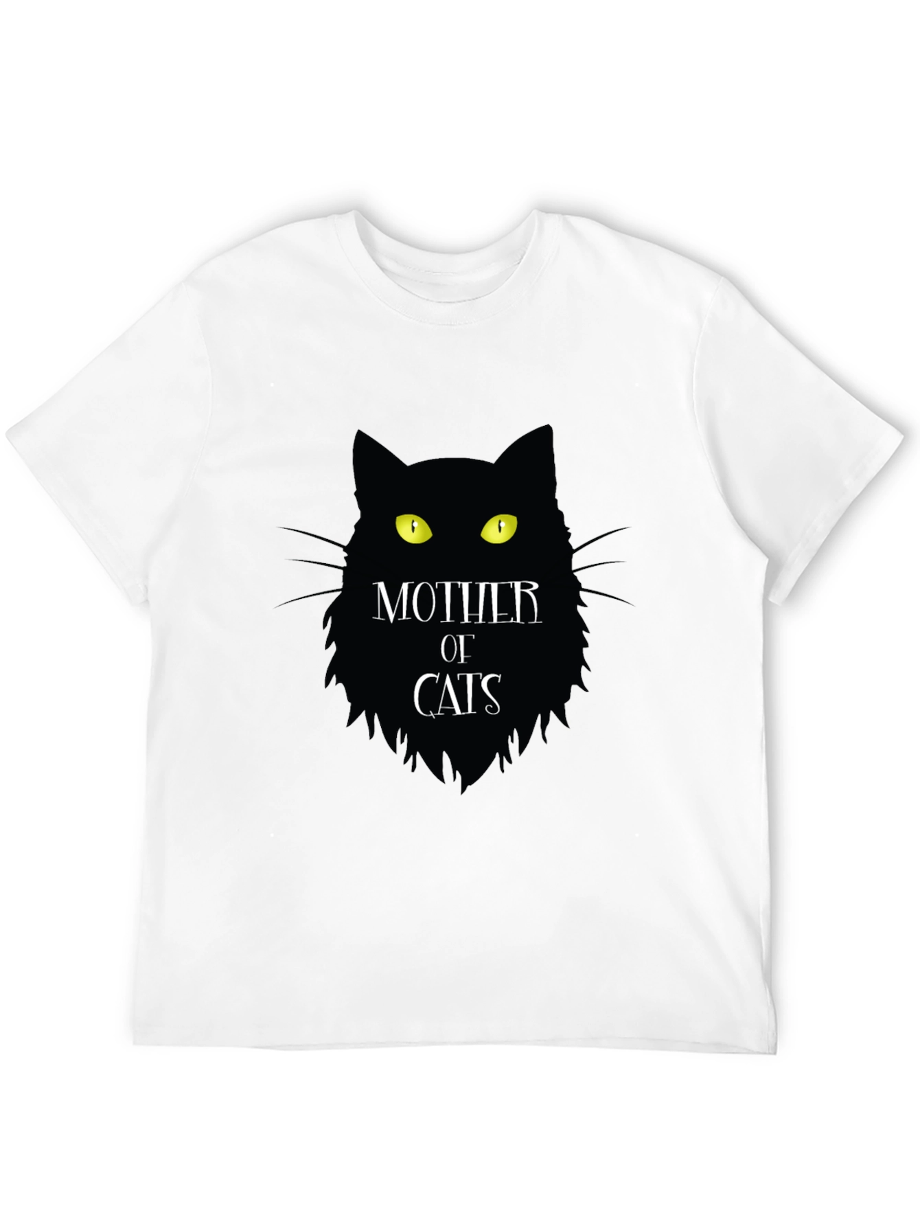 Mother of Cats T-Shirt Black Novelty Tee