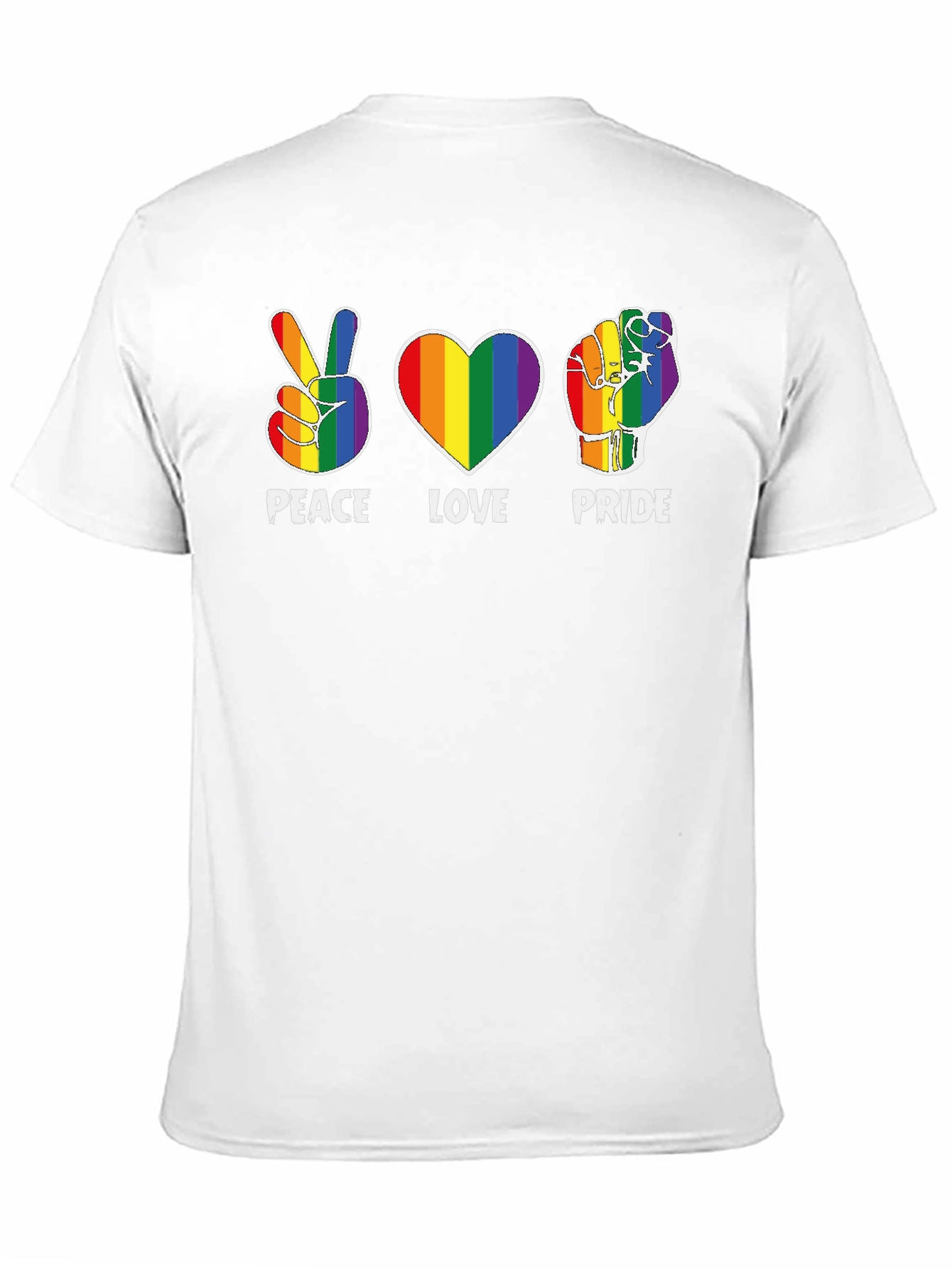 Peace Love Pride Rainbow T-Shirt