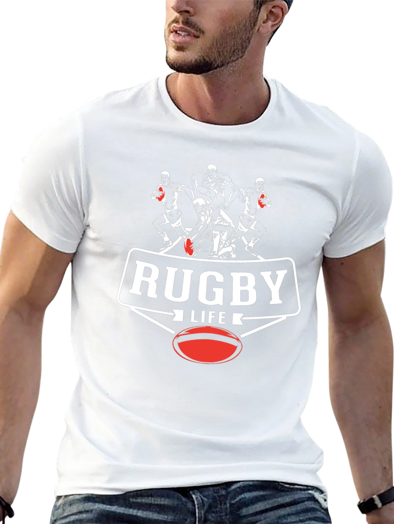 Rugby Life Graphic T-Shirt