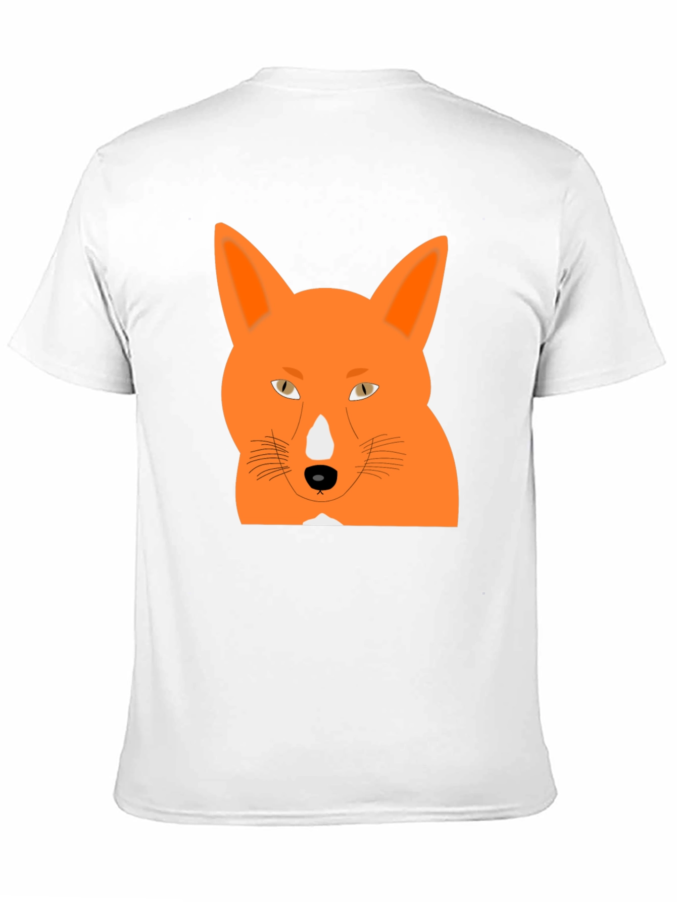 Cool Fox Graphic Tee - Black Cotton T-Shirt