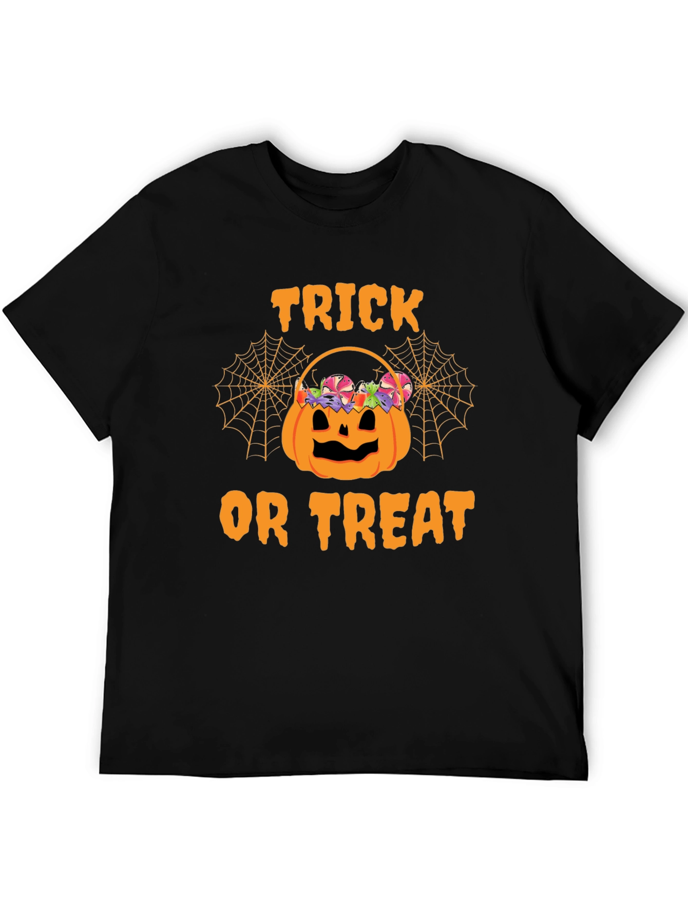 Halloween Trick or Treat Pumpkin Basket T-Shirt