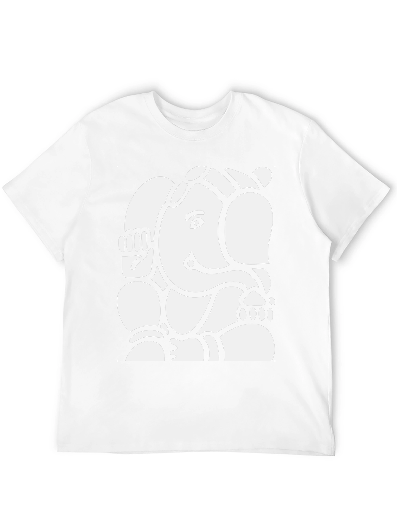 Ganesh Graphic Tee - Black Cotton Blend