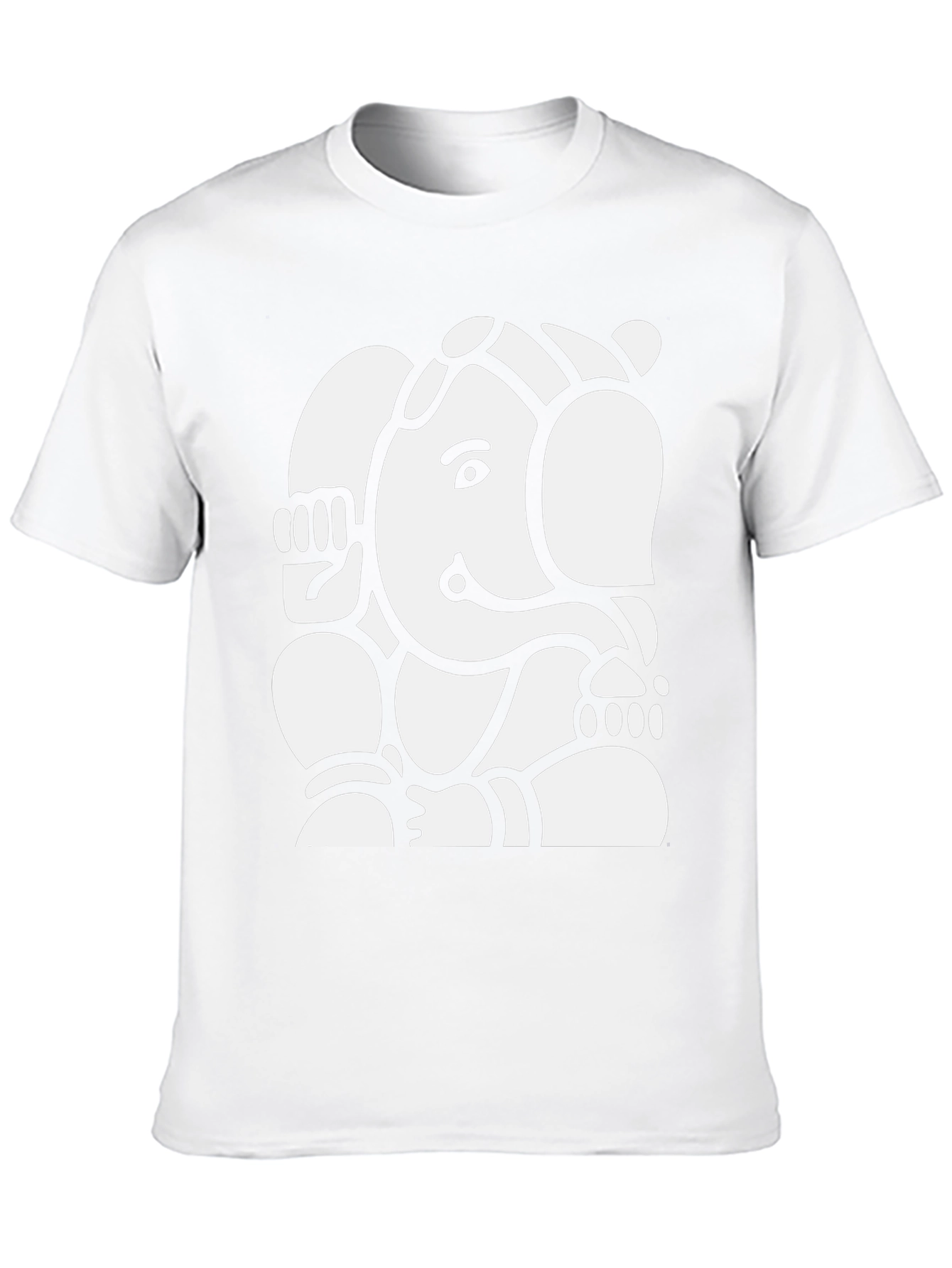Ganesh Graphic Tee - Black Cotton Blend