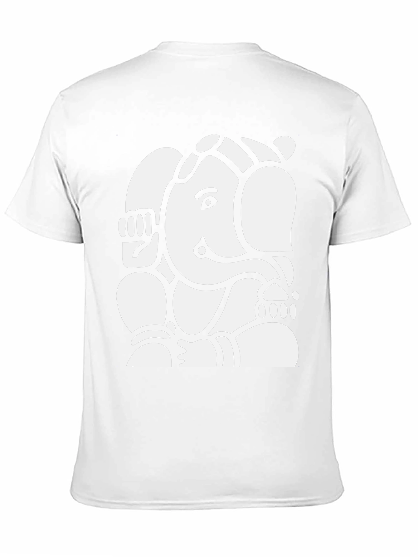Ganesh Graphic Tee - Black Cotton Blend