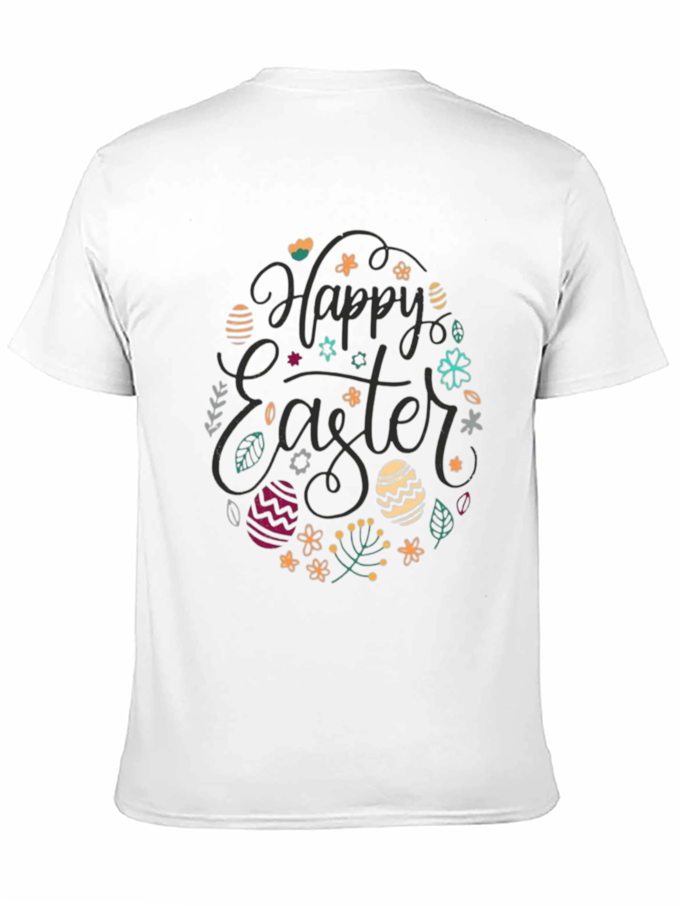 Happy Easter Black Graphic Tee