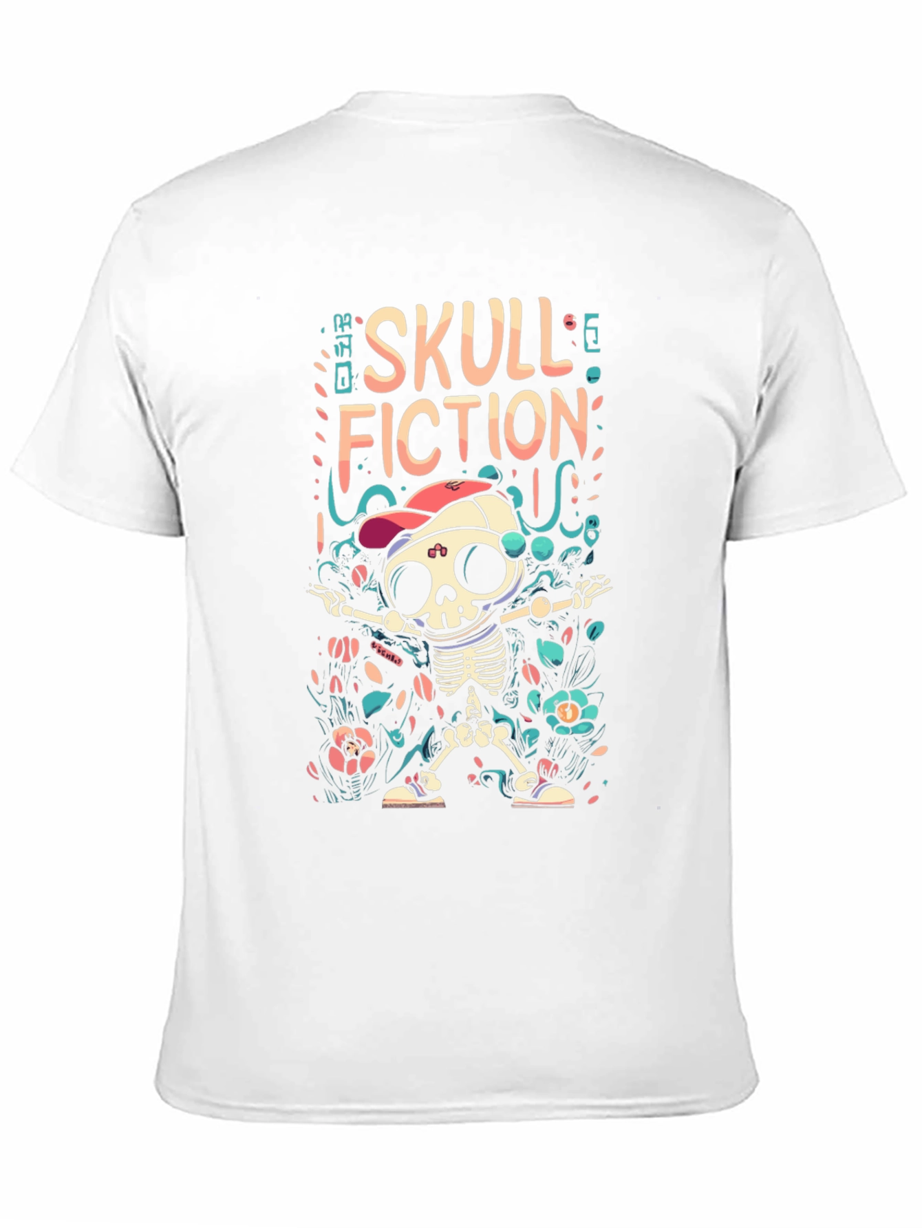 Skull Fiction Graphic T-Shirt