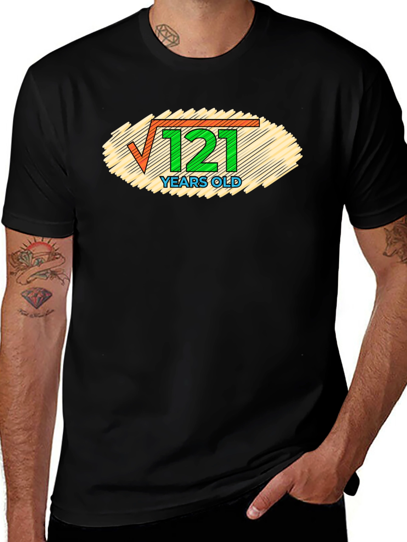 Square Root of 121 Years Old T-Shirt