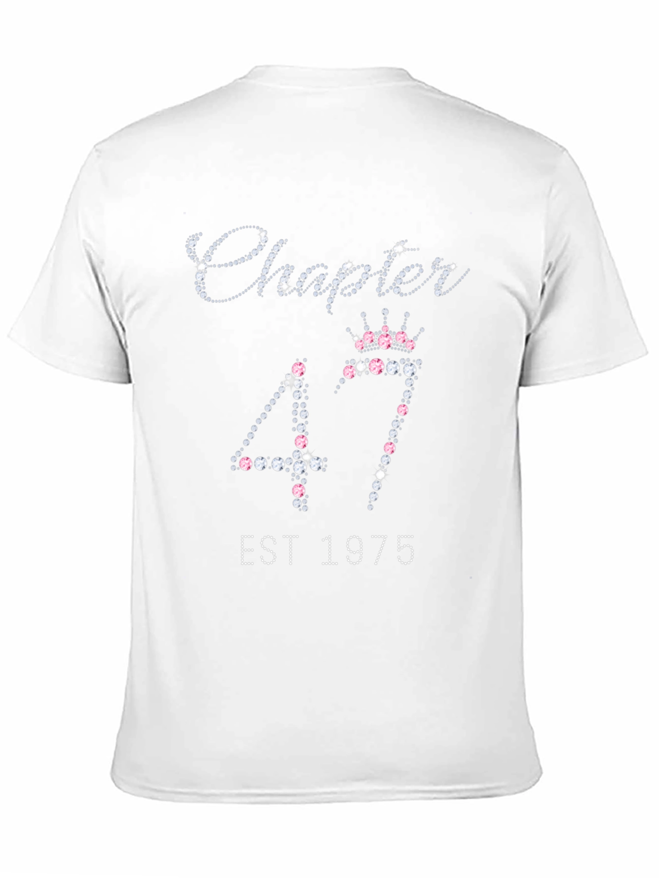 Chapter 47 EST 1975 Rhinestone T-Shirt