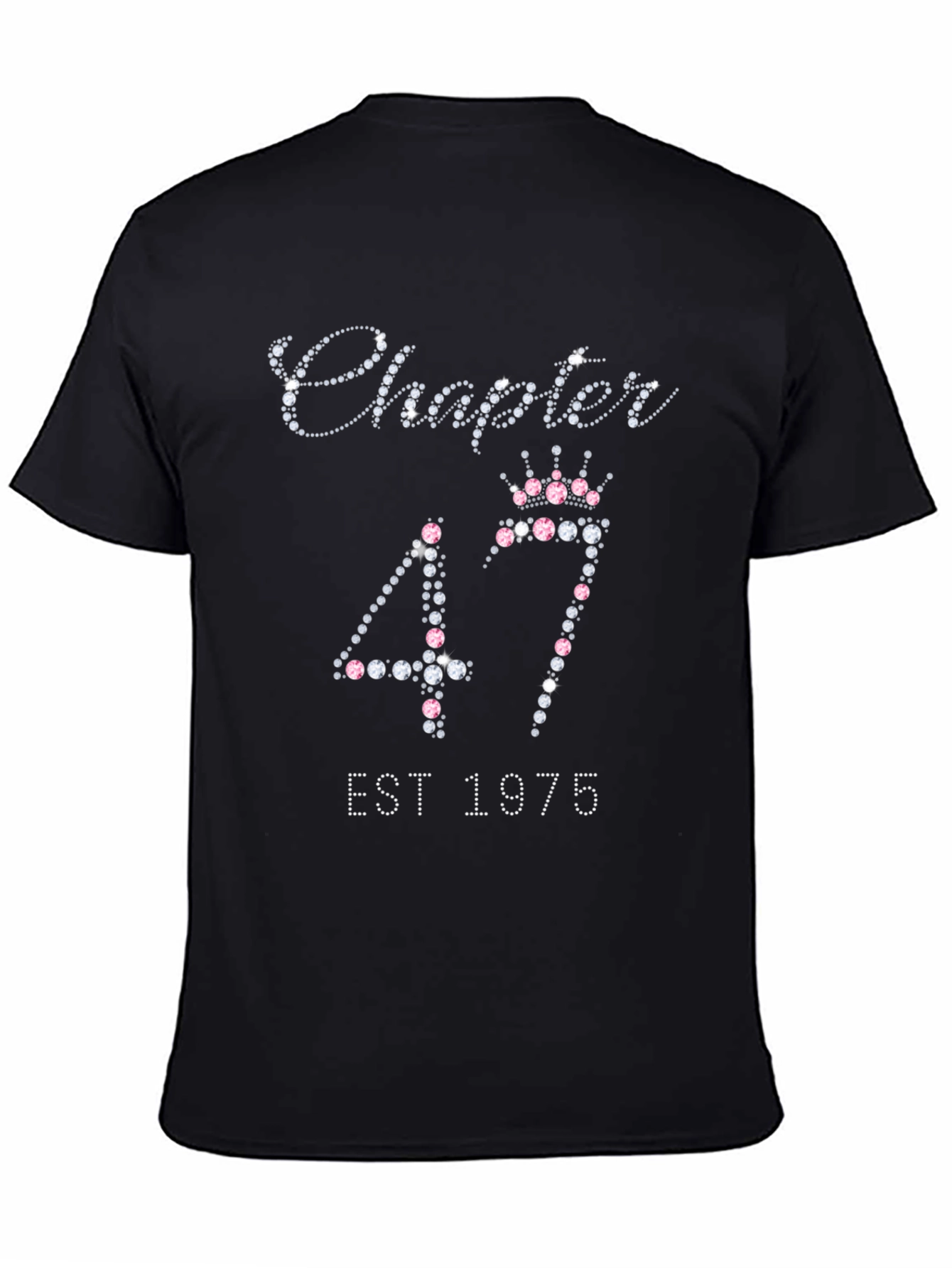 Chapter 47 EST 1975 Rhinestone T-Shirt