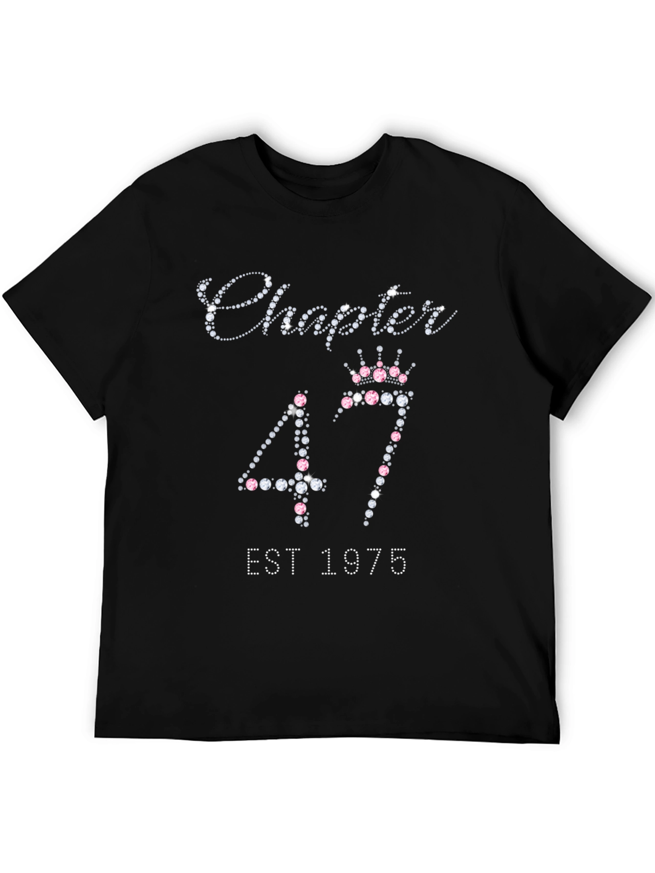 Chapter 47 EST 1975 Rhinestone T-Shirt