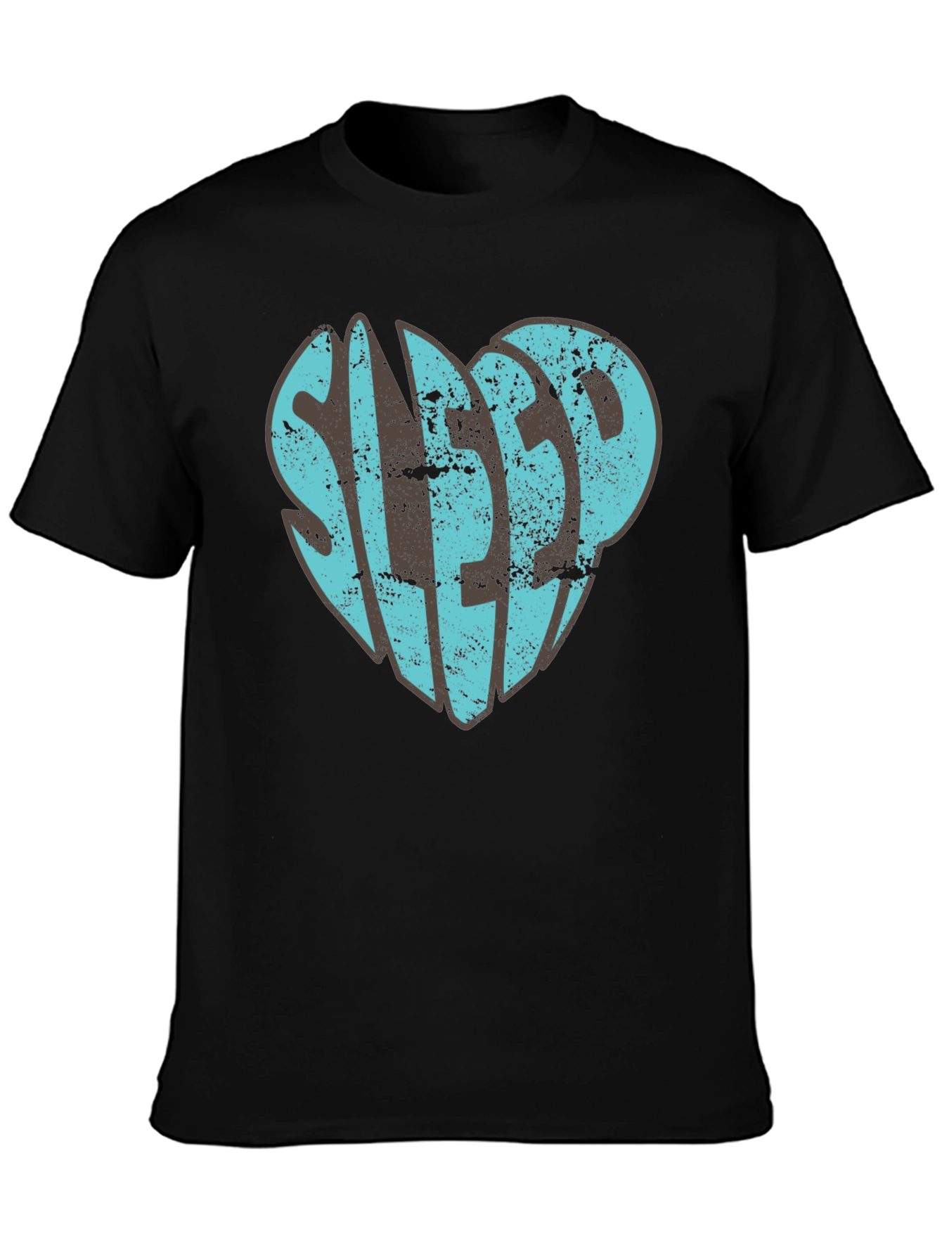 Sleep Heart Graphic T-Shirt - Unisex Black Tee