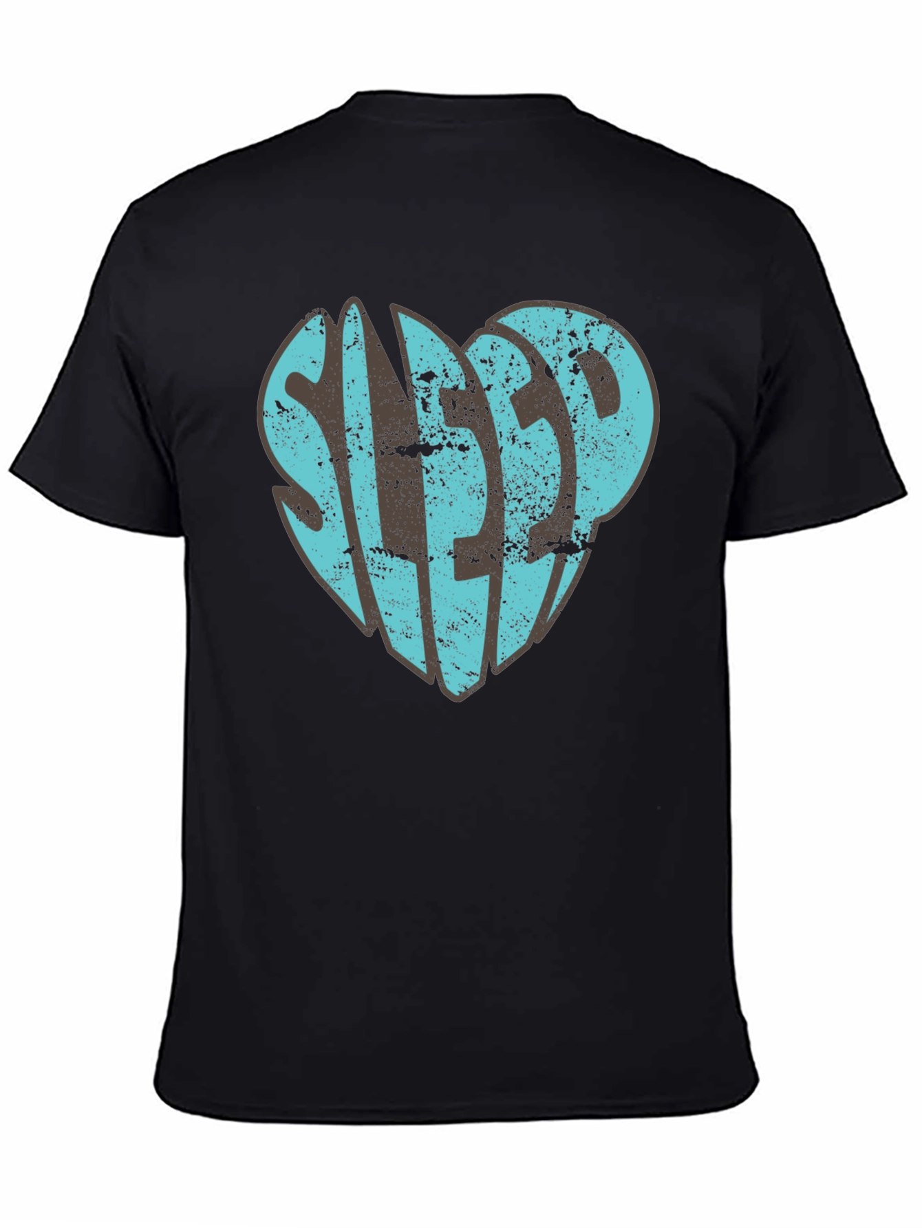 Sleep Heart Graphic T-Shirt - Unisex Black Tee