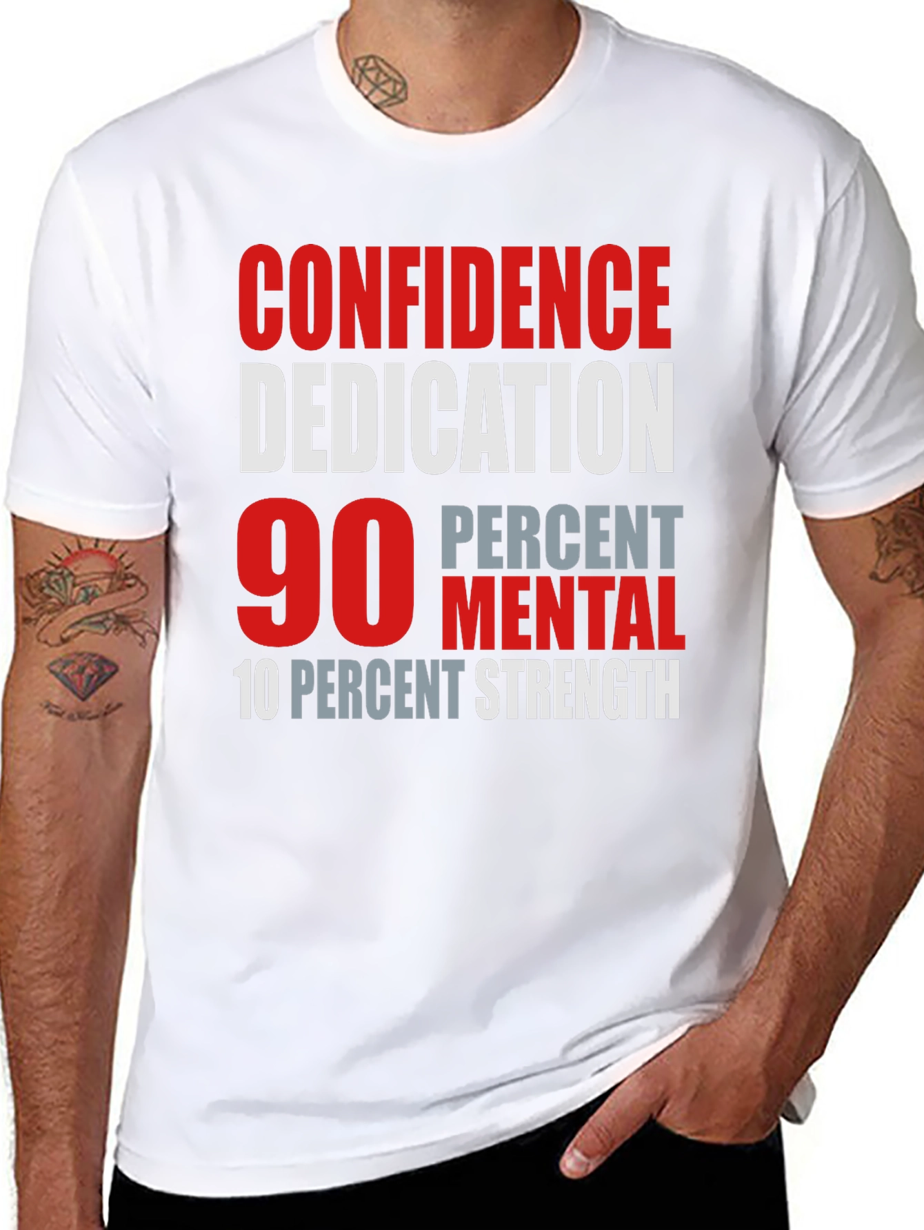 Confidence Dedication Mental Strength T-Shirt