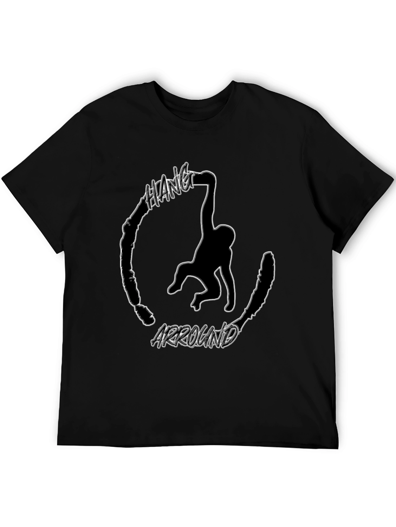 Hang Around Monkey Graphic T-Shirt