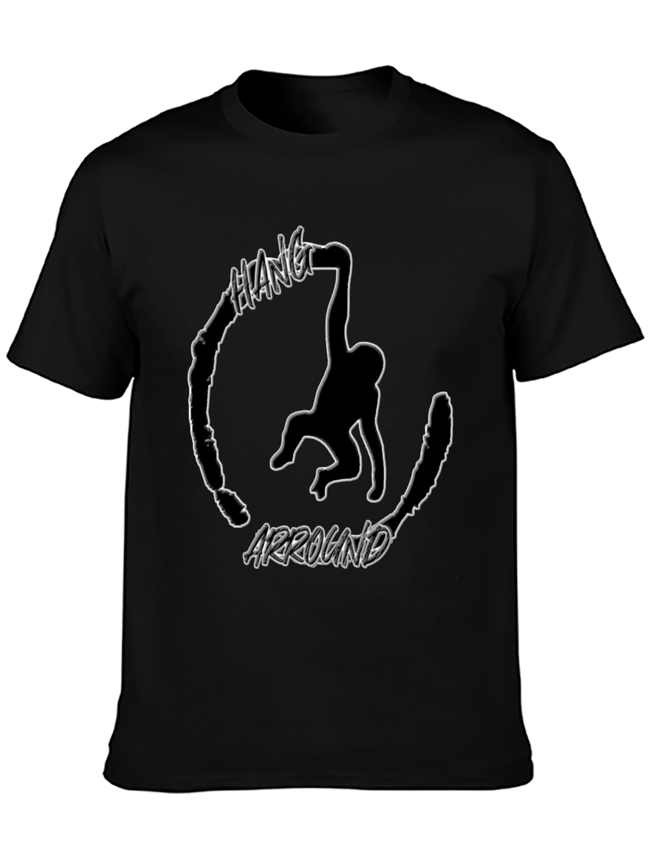 Hang Around Monkey Graphic T-Shirt