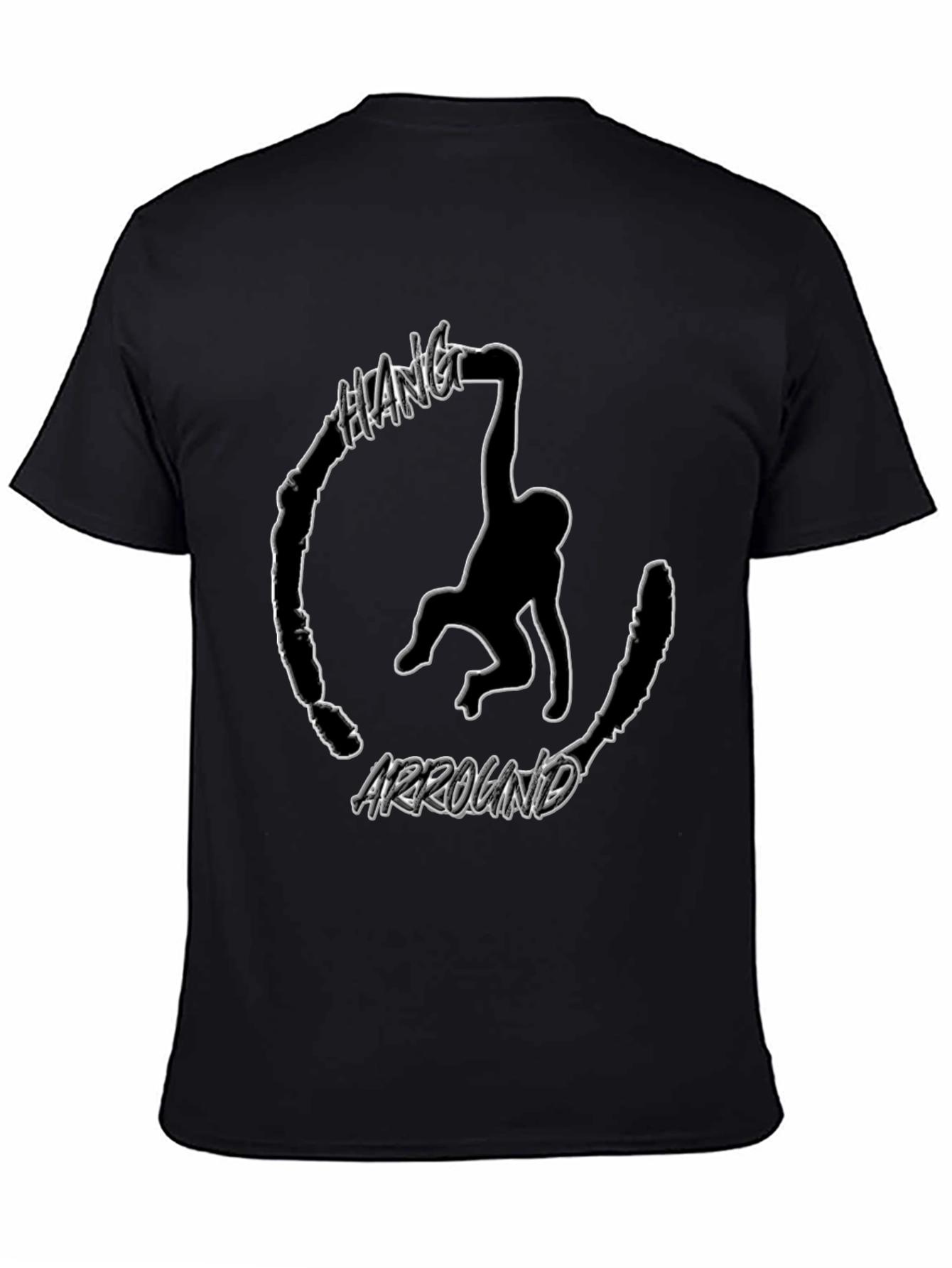 Hang Around Monkey Graphic T-Shirt