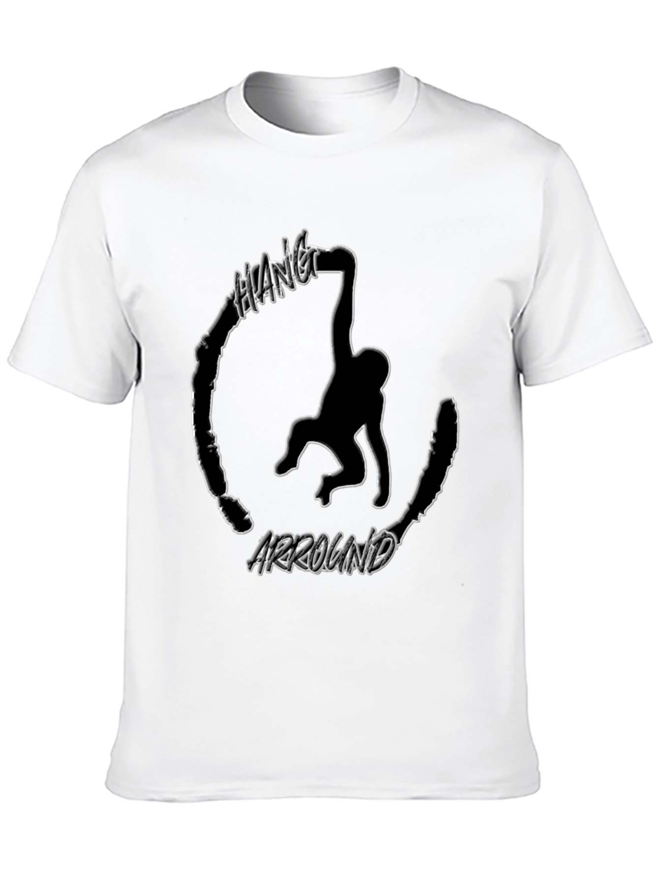 Hang Around Monkey Graphic T-Shirt