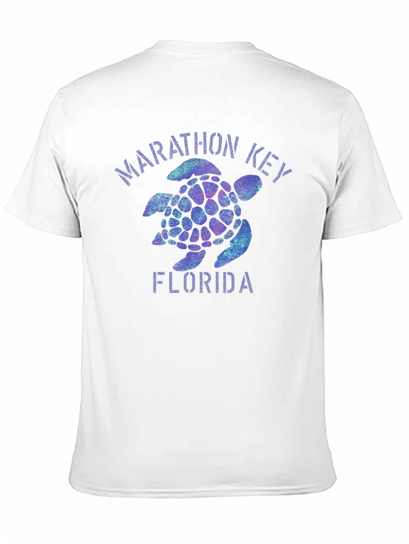 Marathon Key Florida Turtle Graphic T-Shirt