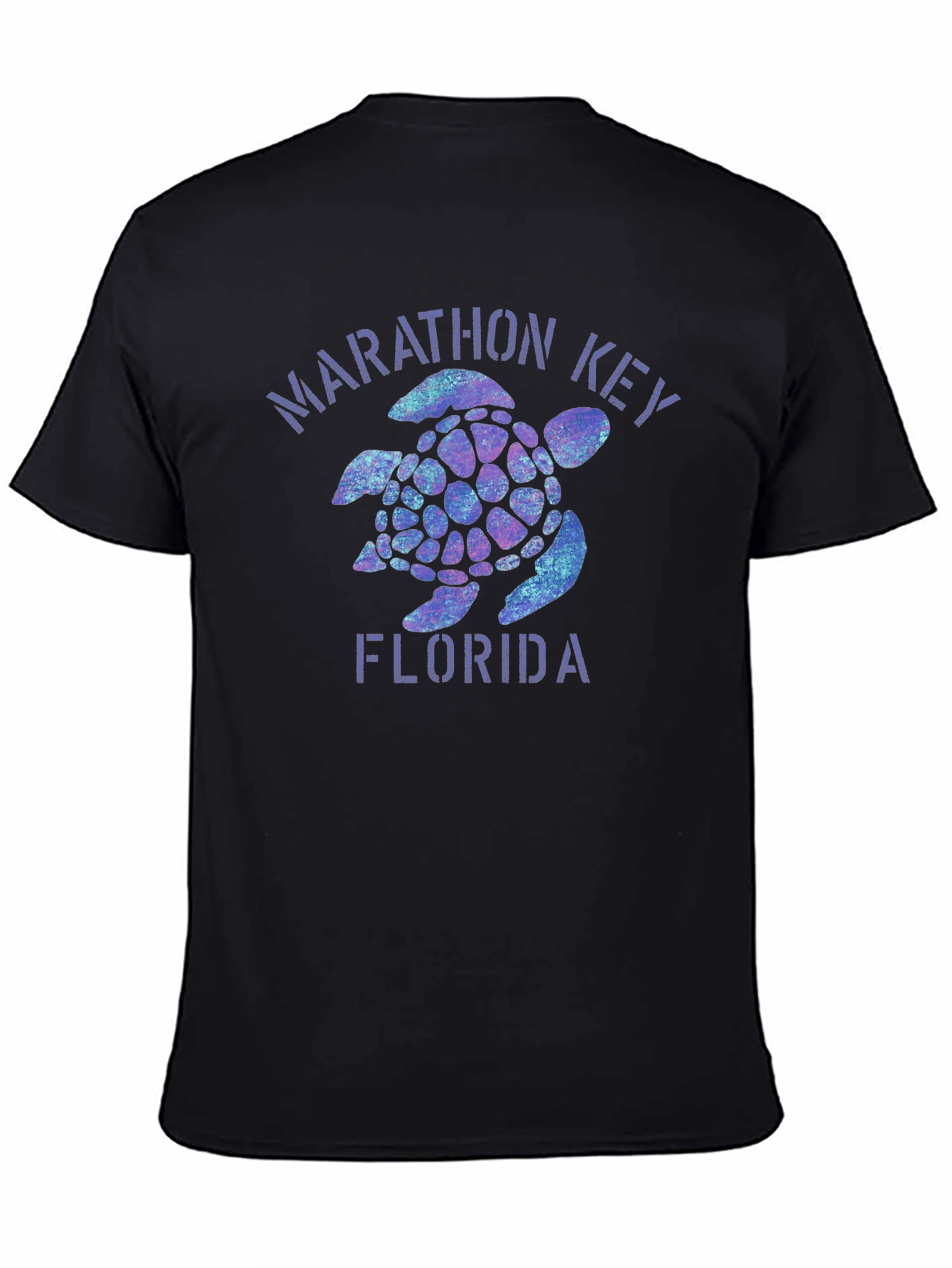 Marathon Key Florida Turtle Graphic T-Shirt