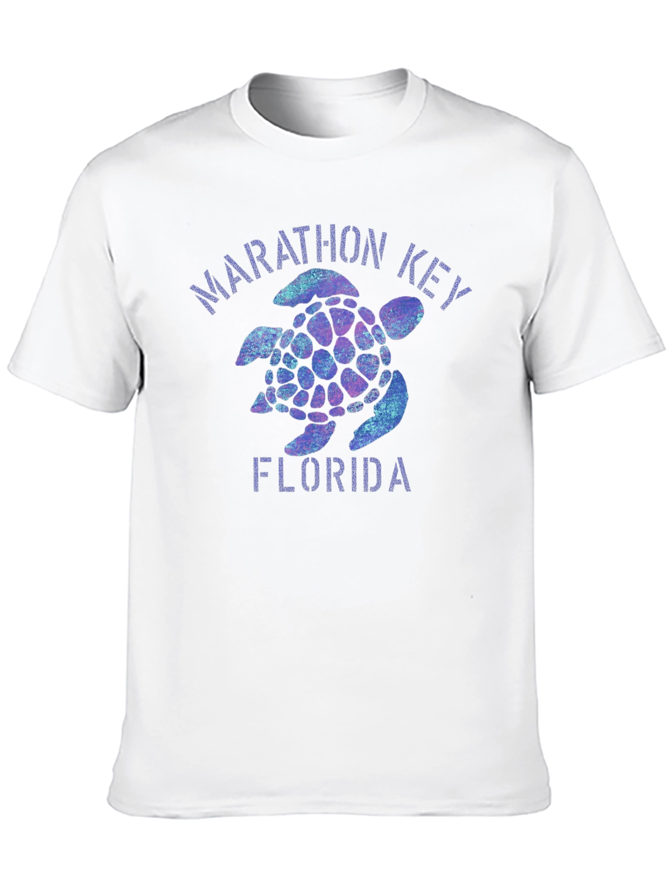 Marathon Key Florida Turtle Graphic T-Shirt