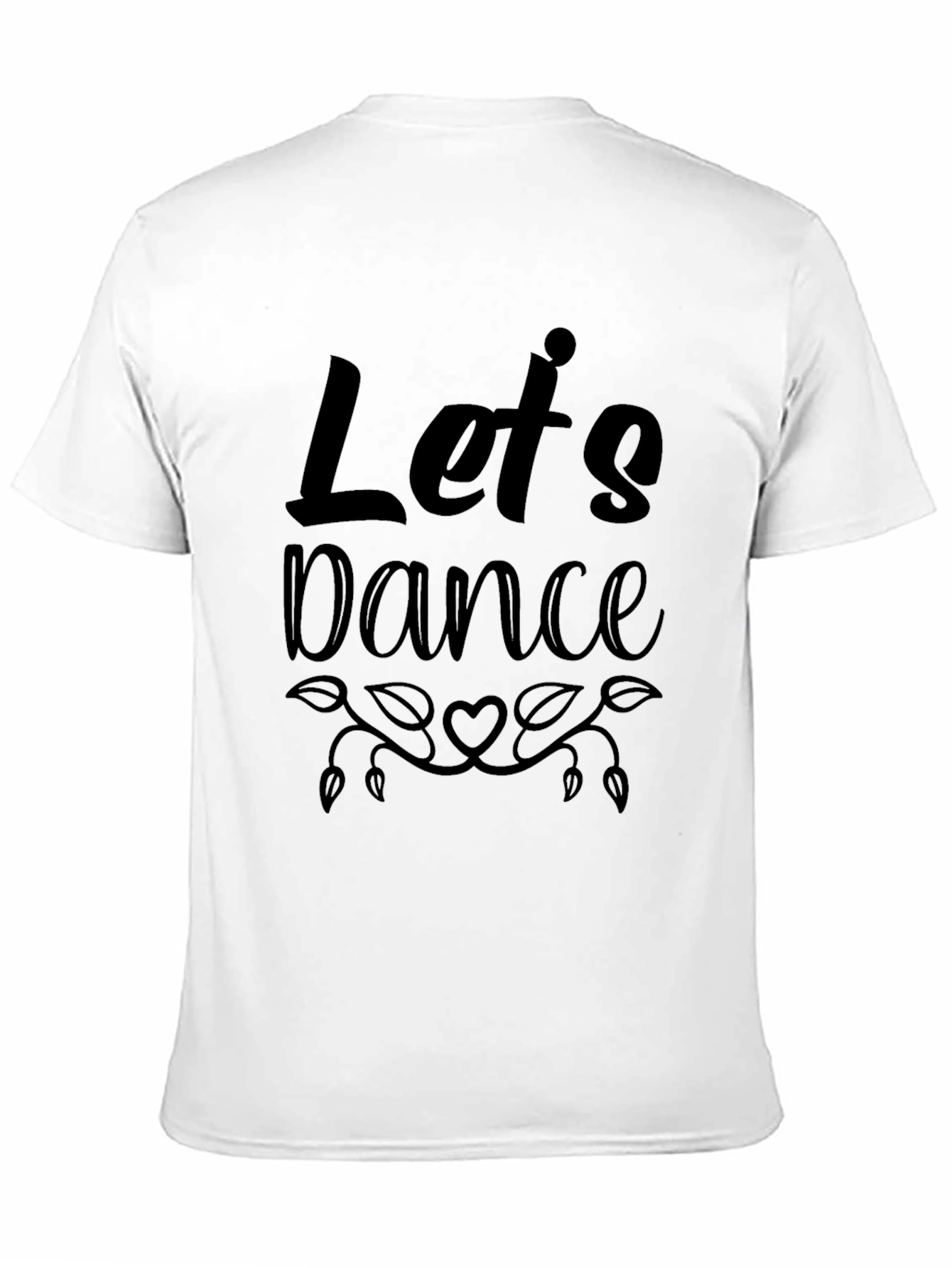 Lets Dance Graphic Black Tee