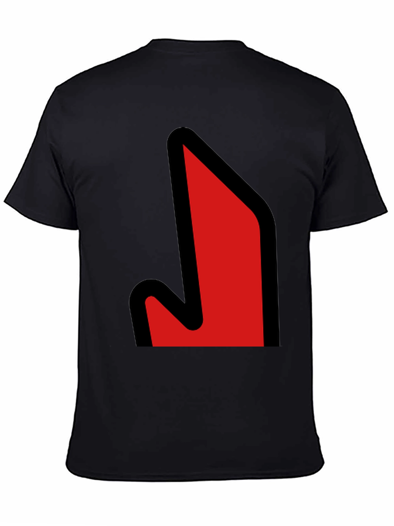 Bold Graphic Tee - Red Arrow Design