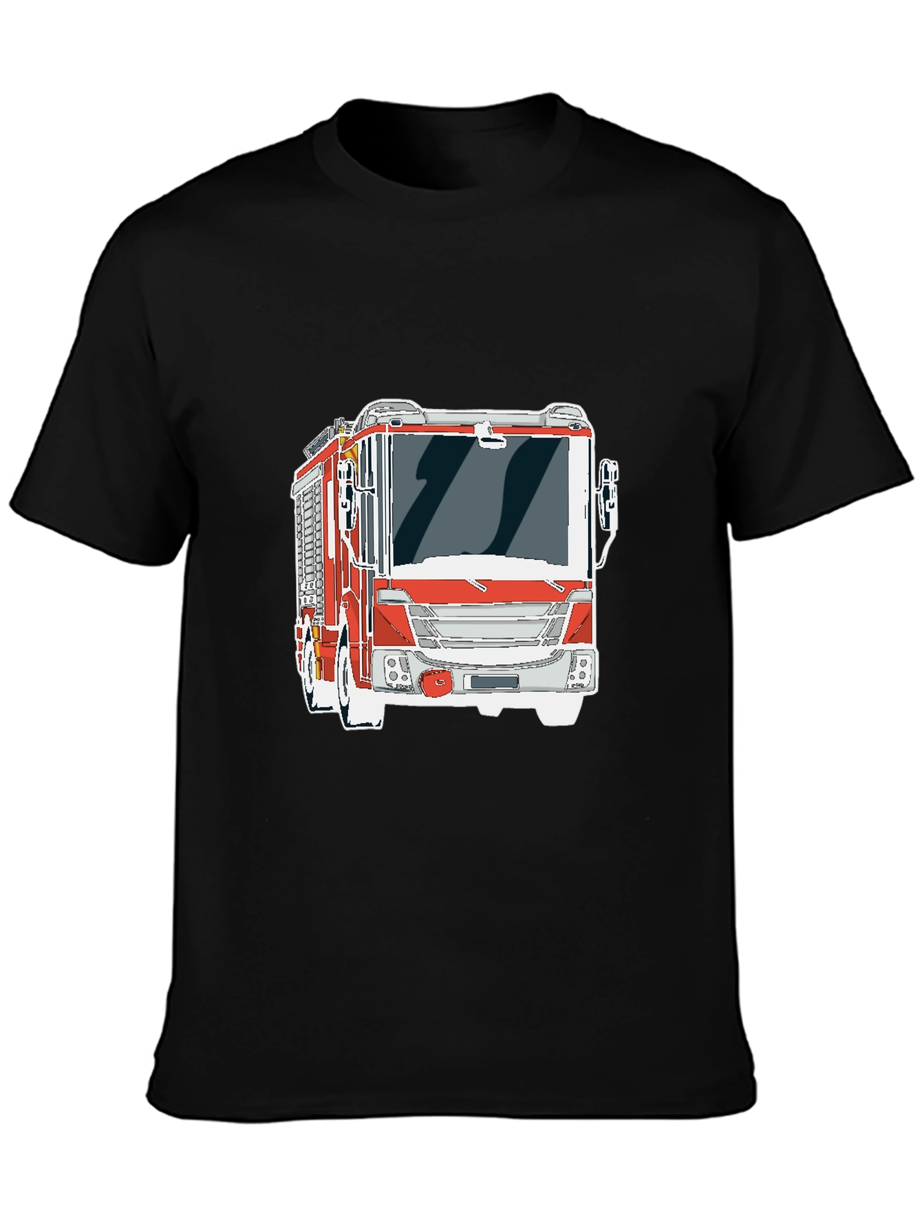 Firetruck Graphic Tee - Cool Fire Engine T-Shirt