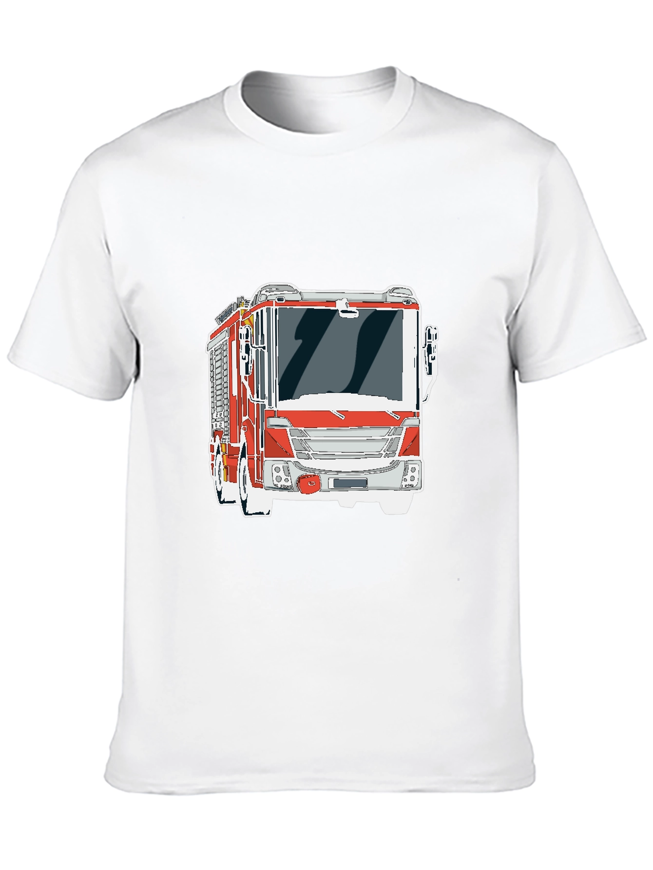Firetruck Graphic Tee - Cool Fire Engine T-Shirt