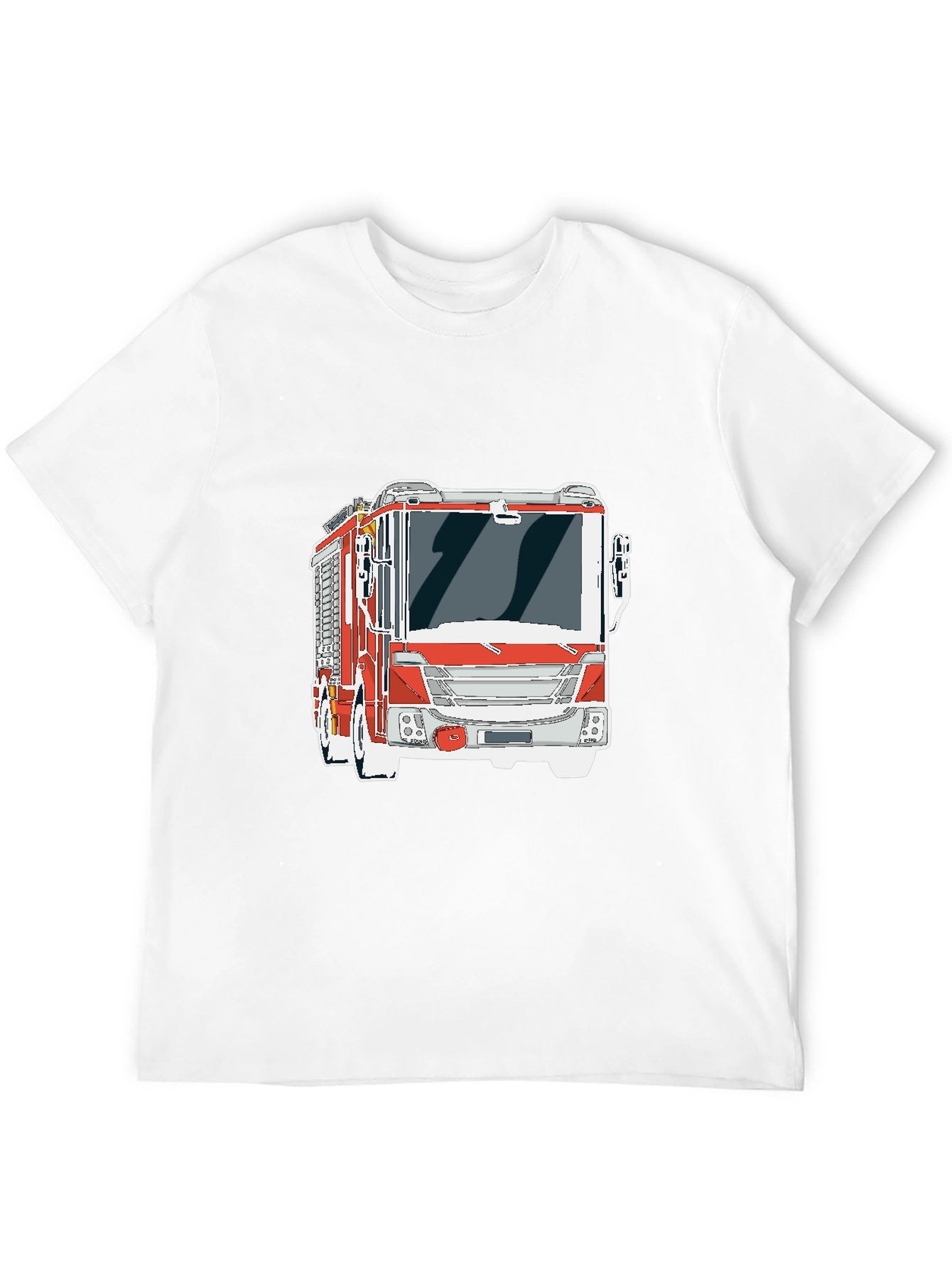 Firetruck Graphic Tee - Cool Fire Engine T-Shirt