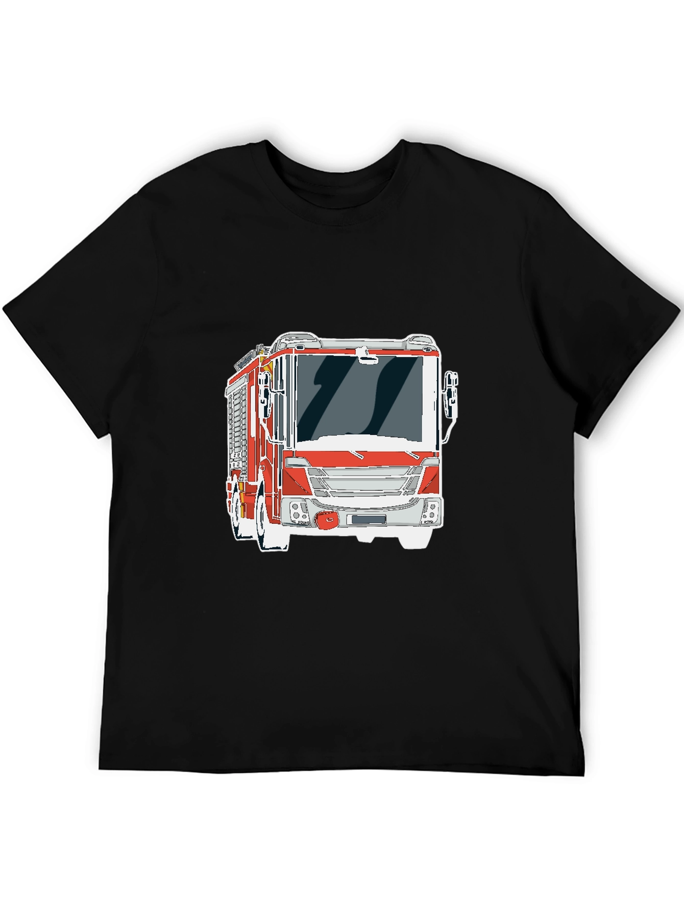 Firetruck Graphic Tee - Cool Fire Engine T-Shirt
