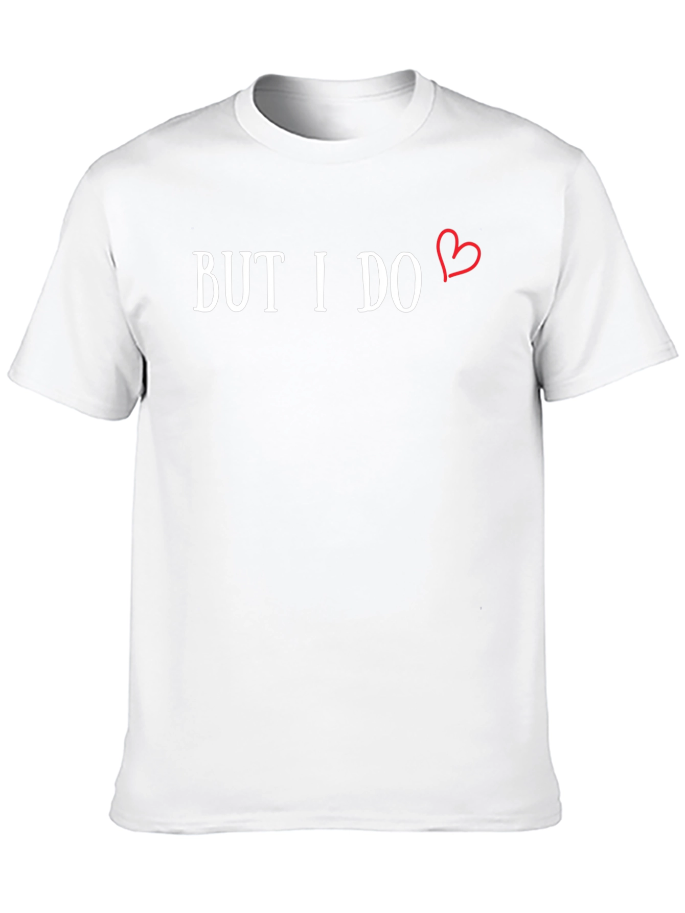 But I Do Heart Graphic Tee - Black