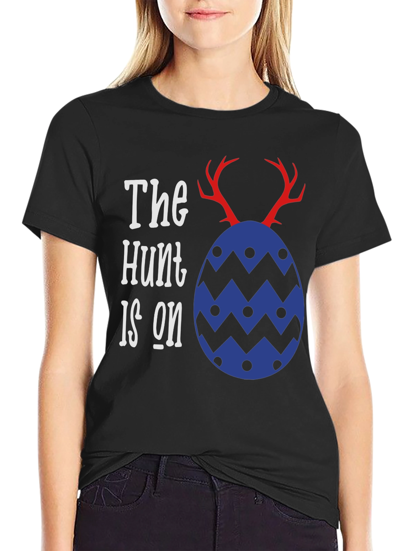 The Hunt is On Easter Graphic Tee