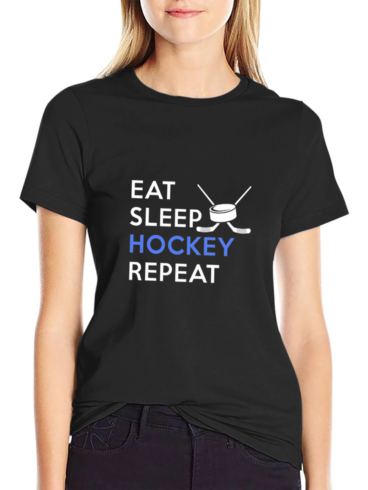 Eat Sleep Hockey Repeat T-Shirt