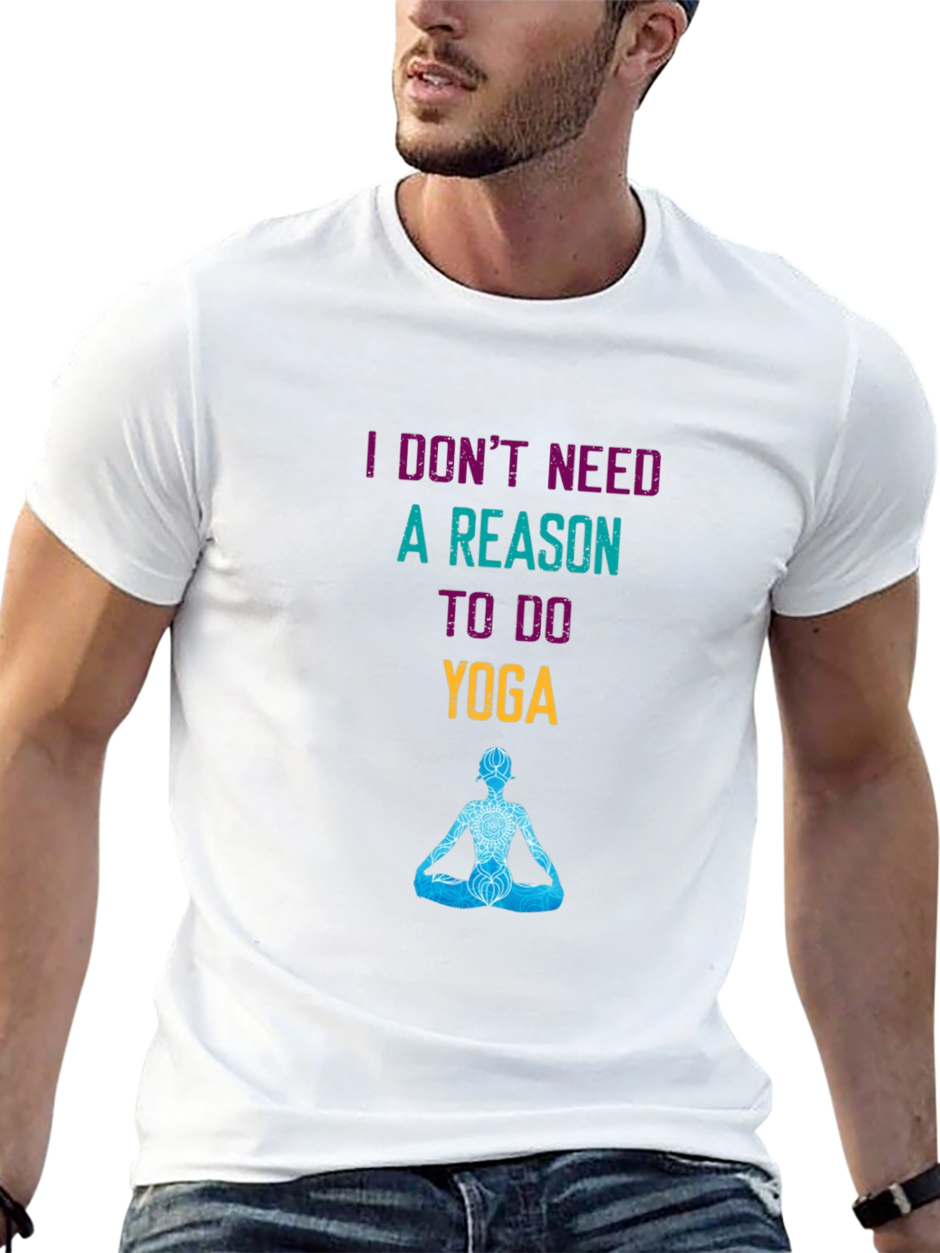 Yoga Saying Black T-Shirt