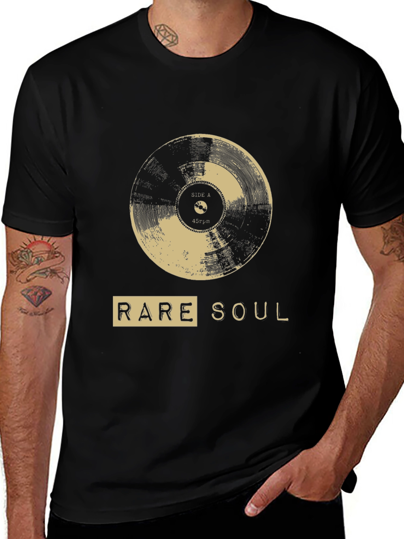 Rare Soul Vinyl Record Graphic Tee