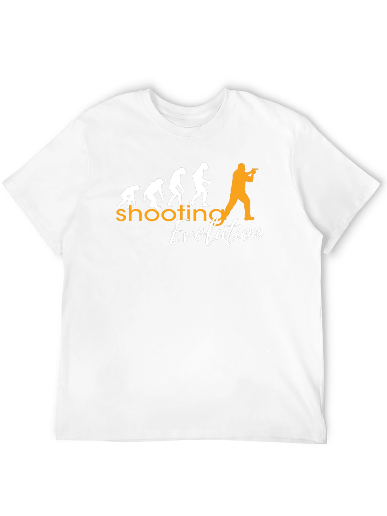 Shooting Evolution Graphic Tee - Black Casual T-Shirt