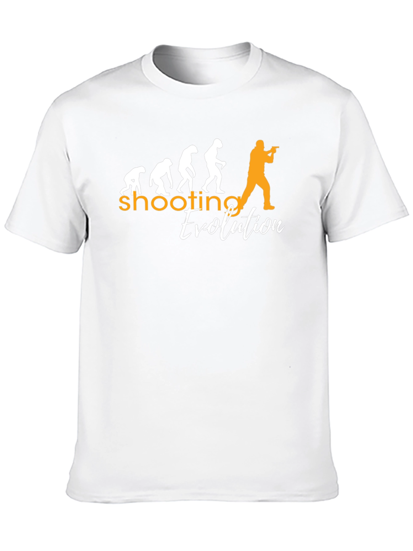 Shooting Evolution Graphic Tee - Black Casual T-Shirt