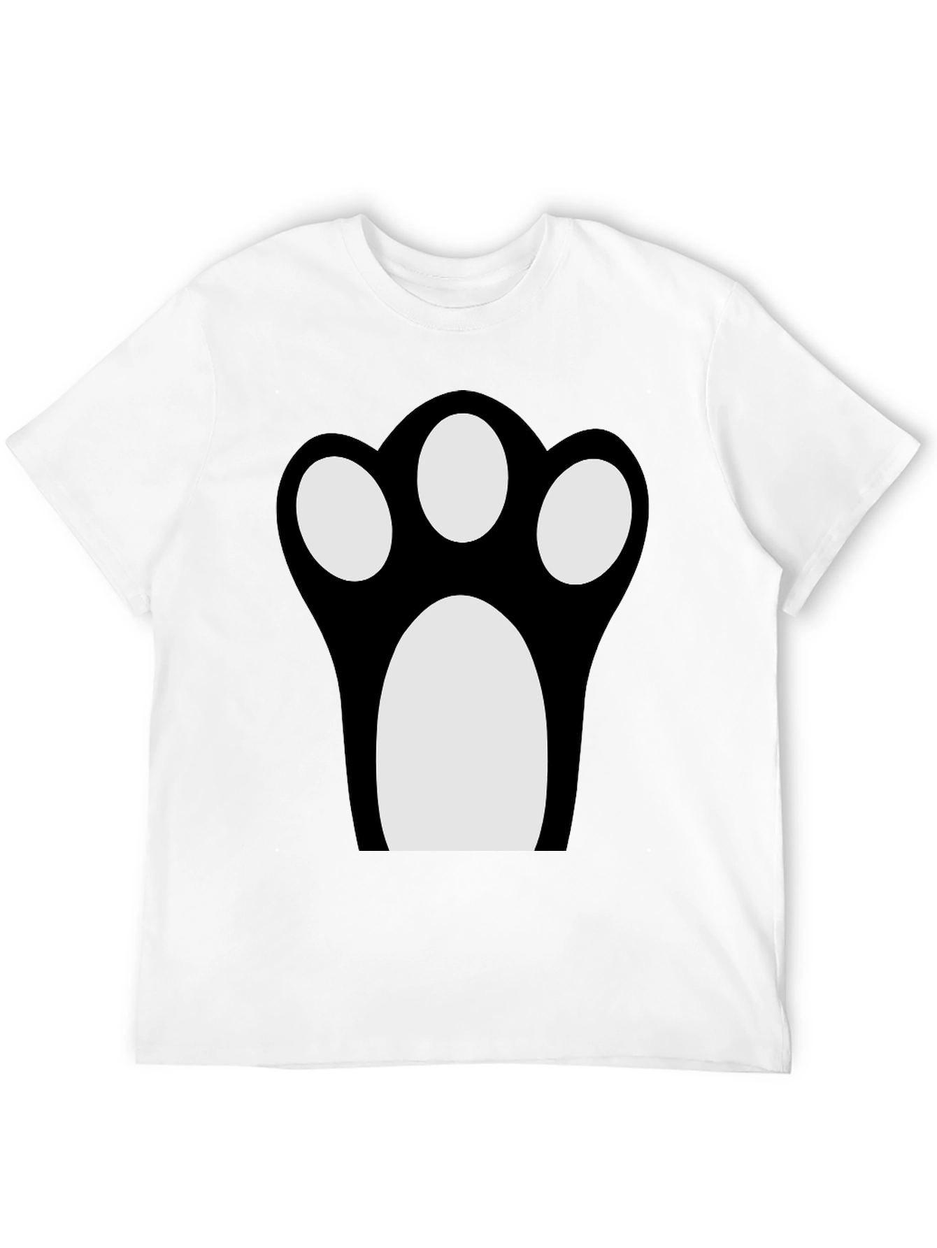 Fun Cat Paw Print Graphic Tee