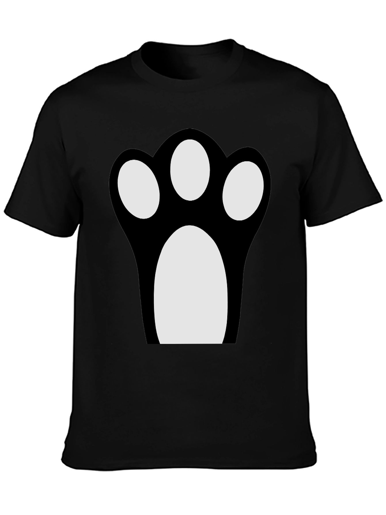 Fun Cat Paw Print Graphic Tee