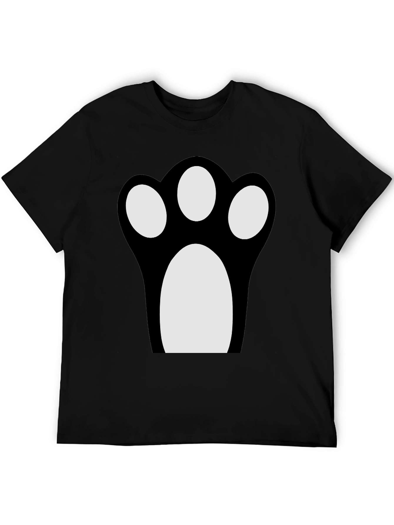Fun Cat Paw Print Graphic Tee