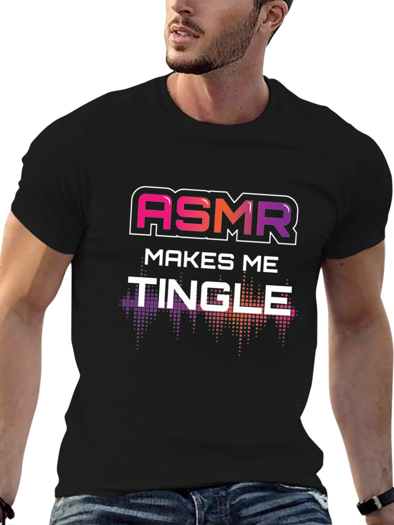 ASMR Makes Me Tingle Graphic T-Shirt