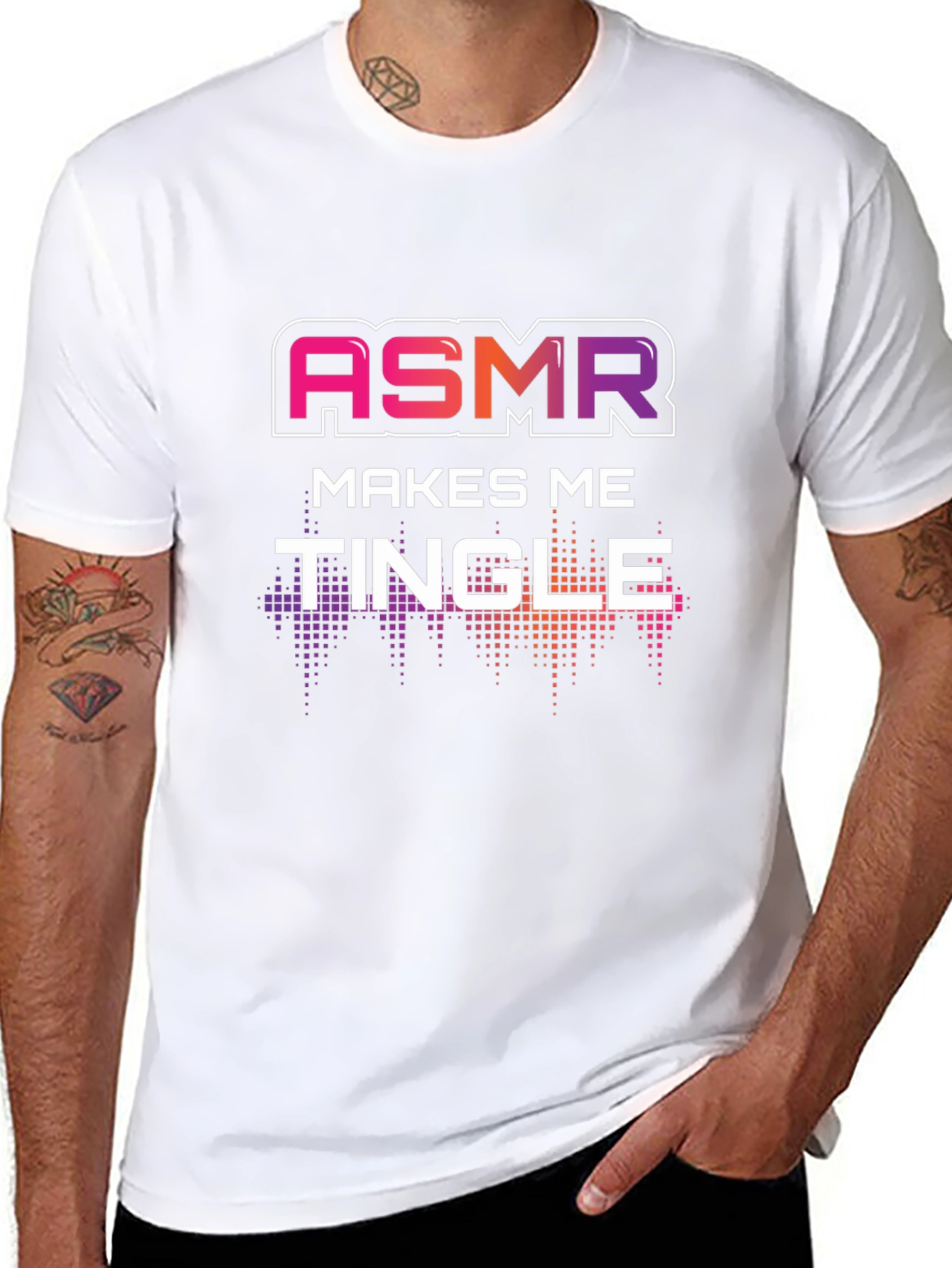 ASMR Makes Me Tingle Graphic T-Shirt