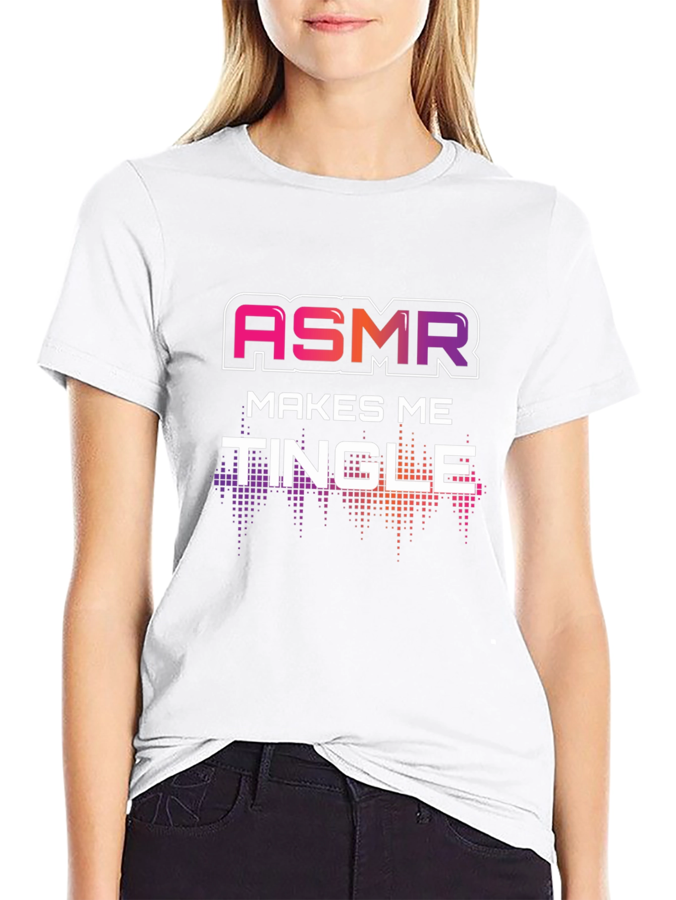 ASMR Makes Me Tingle Graphic T-Shirt