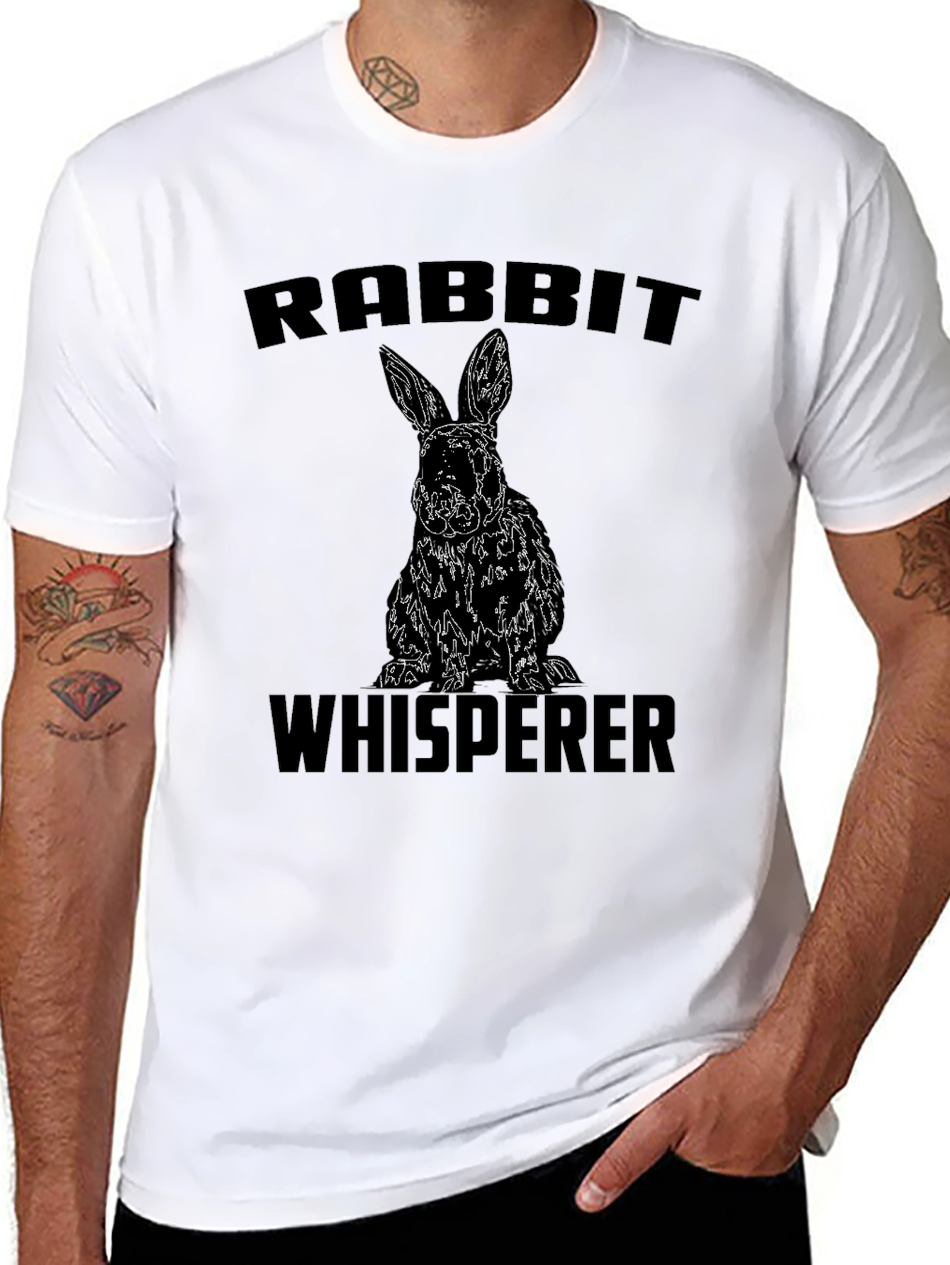Rabbit Whisperer Graphic T-Shirt