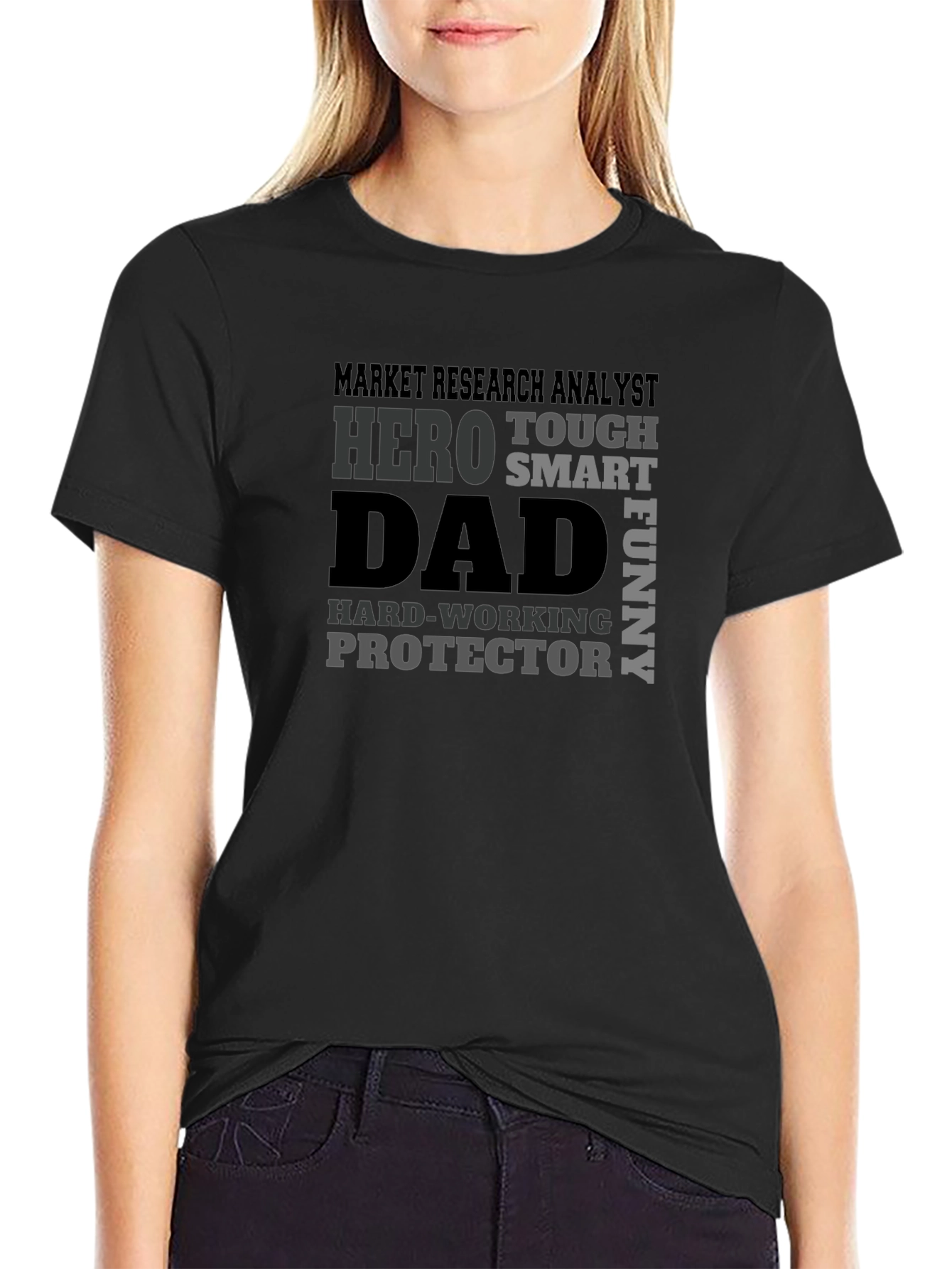 Dad Hero Funny Graphic T-Shirt