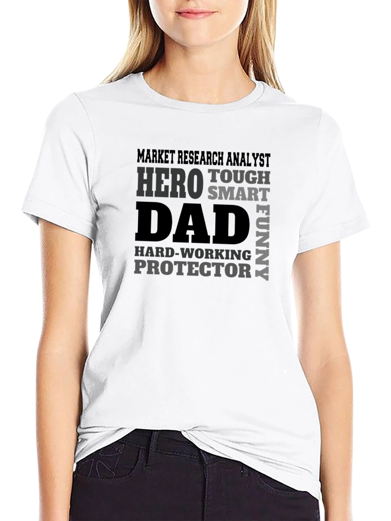 Dad Hero Funny Graphic T-Shirt