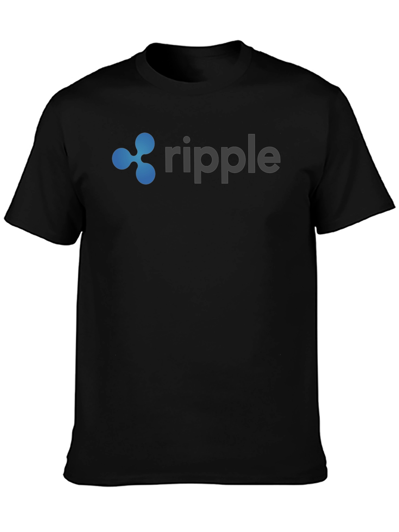Ripple Logo Black T-Shirt