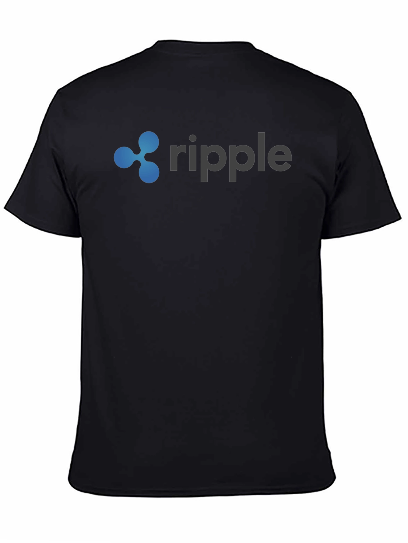Ripple Logo Black T-Shirt