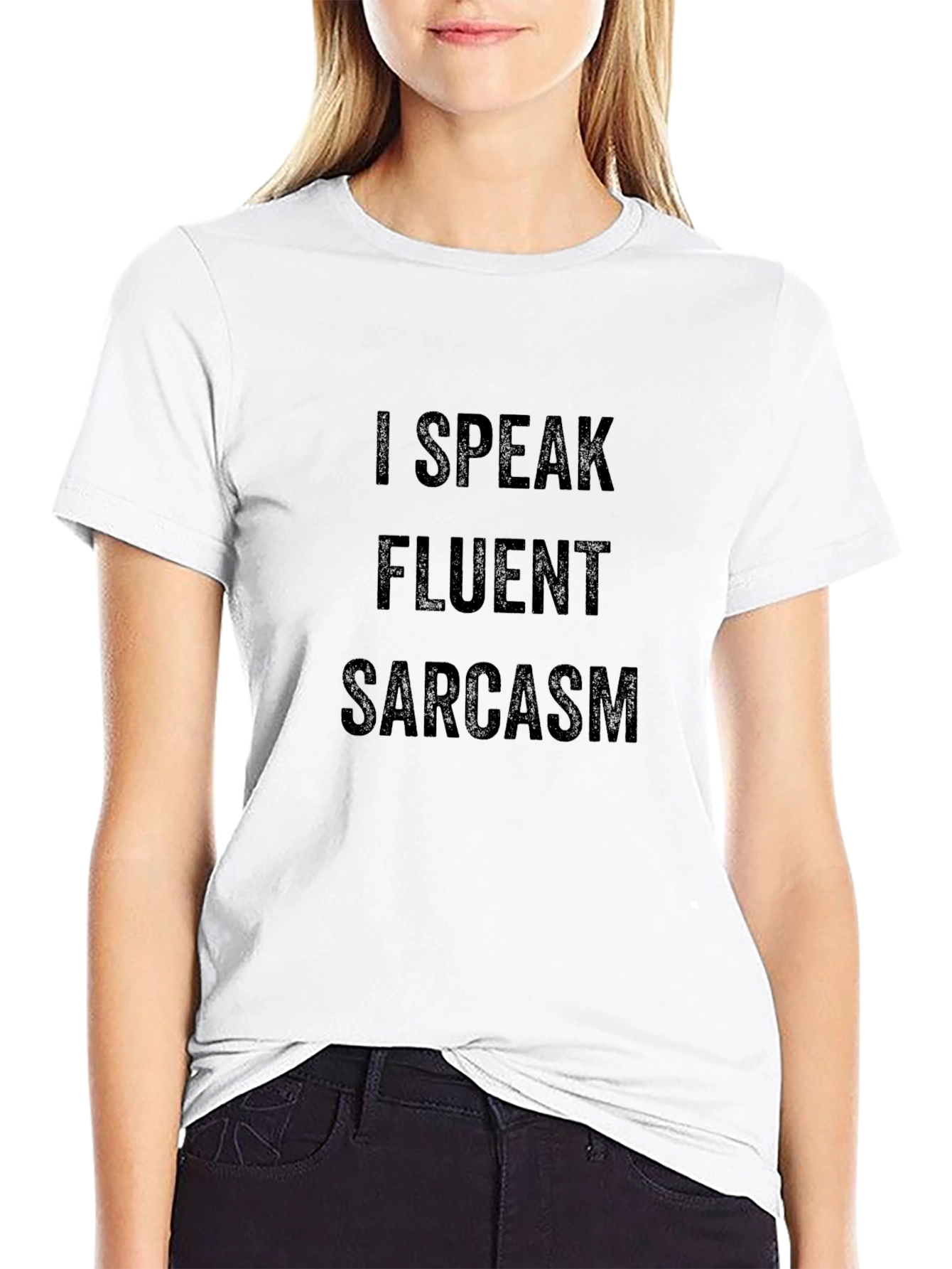 Fluent Sarcasm Graphic Tee - Mens Black T-Shirt