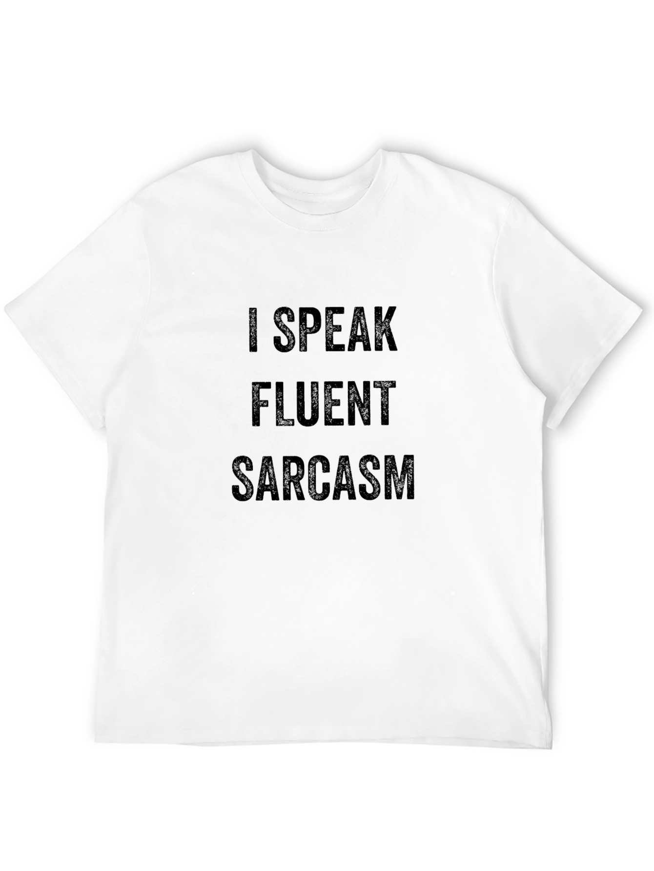 Fluent Sarcasm Graphic Tee - Mens Black T-Shirt